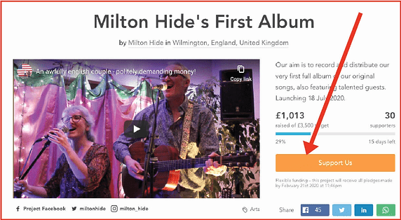 Milton Hide’s First Album