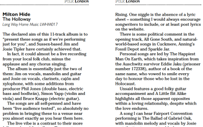 Folk London – The Holloway