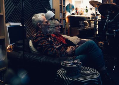 couple sitting on sofa